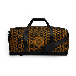 TRILLYYON - Black & Gold - Flower Of Life Duffle Bag