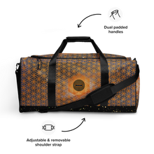 Load image into Gallery viewer, TRILLYYON - Cosmic  - Flower Of Life Duffle bag