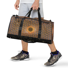 Load image into Gallery viewer, TRILLYYON - Cosmic  - Flower Of Life Duffle bag