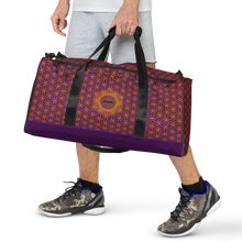 Load image into Gallery viewer, TRILLYYON - Purple  - Flower Of Life Duffle bag