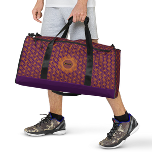 TRILLYYON - Purple  - Flower Of Life Duffle bag