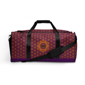 TRILLYYON - Purple  - Flower Of Life Duffle bag