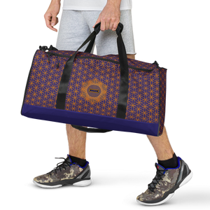 TRILLYYON - Blue  - Flower Of Life Duffle bag