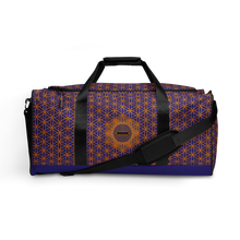 Load image into Gallery viewer, TRILLYYON - Blue  - Flower Of Life Duffle bag