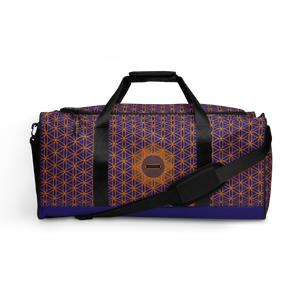 TRILLYYON - Blue  - Flower Of Life Duffle bag