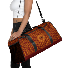 Load image into Gallery viewer, TRILLYYON - Red  - Flower Of Life Duffle bag