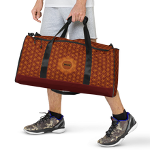 Load image into Gallery viewer, TRILLYYON - Red  - Flower Of Life Duffle bag