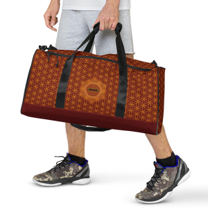 TRILLYYON - Red  - Flower Of Life Duffle bag