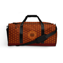Load image into Gallery viewer, TRILLYYON - Red  - Flower Of Life Duffle bag