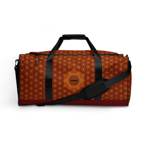 TRILLYYON - Red  - Flower Of Life Duffle bag
