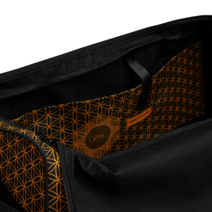 TRILLYYON - Black & Gold - Flower Of Life Duffle Bag