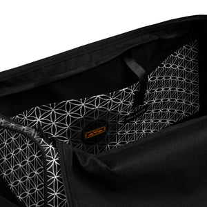 TRILLYYON - Black & White  - Flower Of Life Duffle Bag