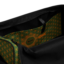 Load image into Gallery viewer, TRILLYYON - Green  - Flower Of Life Duffle bag