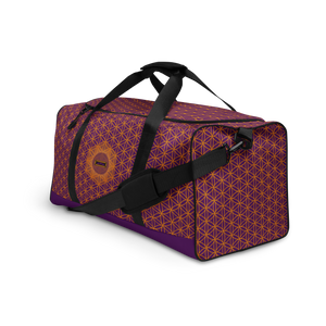 TRILLYYON - Purple  - Flower Of Life Duffle bag