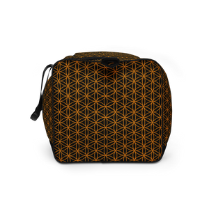 TRILLYYON - Black & Gold - Flower Of Life Duffle Bag