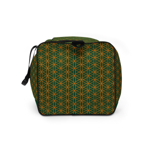 TRILLYYON - Green  - Flower Of Life Duffle bag