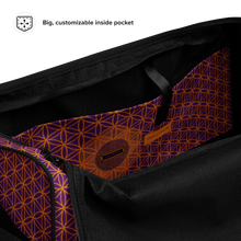 Load image into Gallery viewer, TRILLYYON - Purple  - Flower Of Life Duffle bag