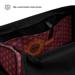 TRILLYYON - Purple  - Flower Of Life Duffle bag