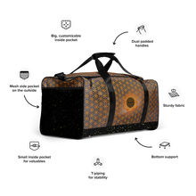 Load image into Gallery viewer, TRILLYYON - Cosmic  - Flower Of Life Duffle bag
