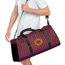 Load image into Gallery viewer, TRILLYYON - Purple  - Flower Of Life Duffle bag