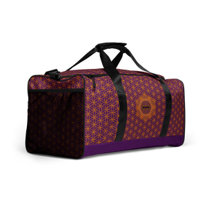 TRILLYYON - Purple  - Flower Of Life Duffle bag