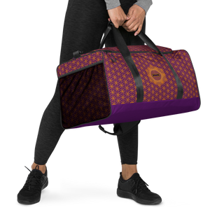 TRILLYYON - Purple  - Flower Of Life Duffle bag