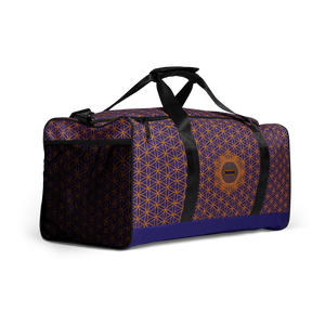 TRILLYYON - Blue  - Flower Of Life Duffle bag