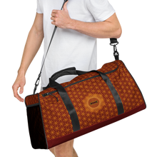 Load image into Gallery viewer, TRILLYYON - Red  - Flower Of Life Duffle bag
