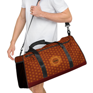 TRILLYYON - Red  - Flower Of Life Duffle bag