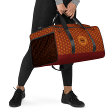 Load image into Gallery viewer, TRILLYYON - Red  - Flower Of Life Duffle bag