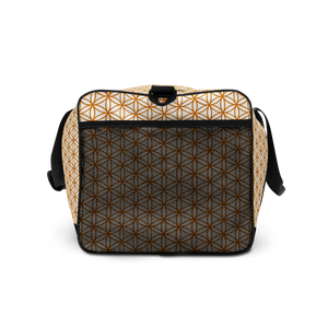TRILLYYON - White & Gold - Flower Of Life Duffle Bag