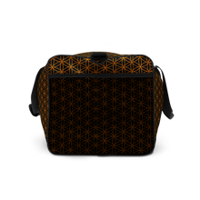 Load image into Gallery viewer, TRILLYYON - Black &amp; Gold - Flower Of Life Duffle Bag
