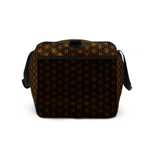 TRILLYYON - Black & Gold - Flower Of Life Duffle Bag