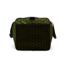 Load image into Gallery viewer, TRILLYYON - Green  - Flower Of Life Duffle bag