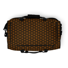 Load image into Gallery viewer, TRILLYYON - Black &amp; Gold - Flower Of Life Duffle Bag