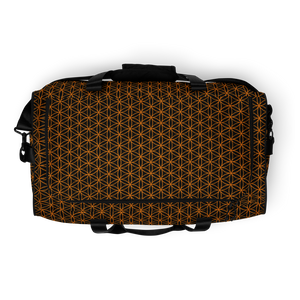 TRILLYYON - Black & Gold - Flower Of Life Duffle Bag
