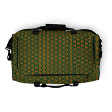 Load image into Gallery viewer, TRILLYYON - Green  - Flower Of Life Duffle bag