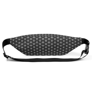 TRILLYYON - Flower Of Life Fanny Pack - Black & White