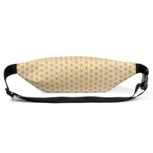 Load image into Gallery viewer, TRILLYYON - Flower Of Life Fanny Pack - White &amp; Gold
