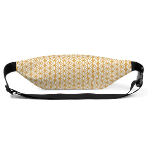 TRILLYYON - Flower Of Life Fanny Pack - White & Gold
