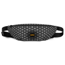 Load image into Gallery viewer, TRILLYYON - Flower Of Life Fanny Pack - Black &amp; White