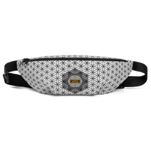 Load image into Gallery viewer, TRILLYYON - Flower Of Life Fanny Pack - White &amp; Black