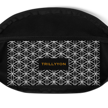 Load image into Gallery viewer, TRILLYYON - Flower Of Life Fanny Pack - Black &amp; White