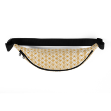 Load image into Gallery viewer, TRILLYYON - Flower Of Life Fanny Pack - White &amp; Gold