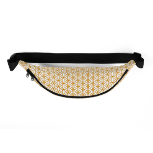 TRILLYYON - Flower Of Life Fanny Pack - White & Gold