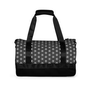 TRILLYYON - Black & White - Flower Of Life Gym Bag