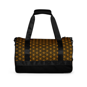 TRILLYYON - Black & Gold - Flower Of Life Gym Bag