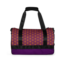 Load image into Gallery viewer, TRILLYYON - Purple  - Flower Of Life Gym Bag
