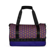 Load image into Gallery viewer, TRILLYYON - Blue  - Flower Of Life Gym Bag