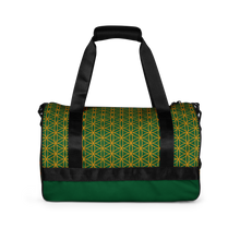 Load image into Gallery viewer, TRILLYYON - Green  - Flower Of Life Gym Bag